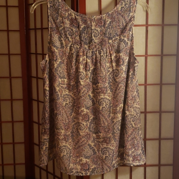 Feminine Sleeveless Lucky Brand Tunic Top 1X - Picture 4 of 10